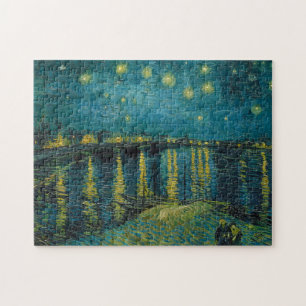 Starry Night, 1888 von Vincent van Gogh Puzzle
