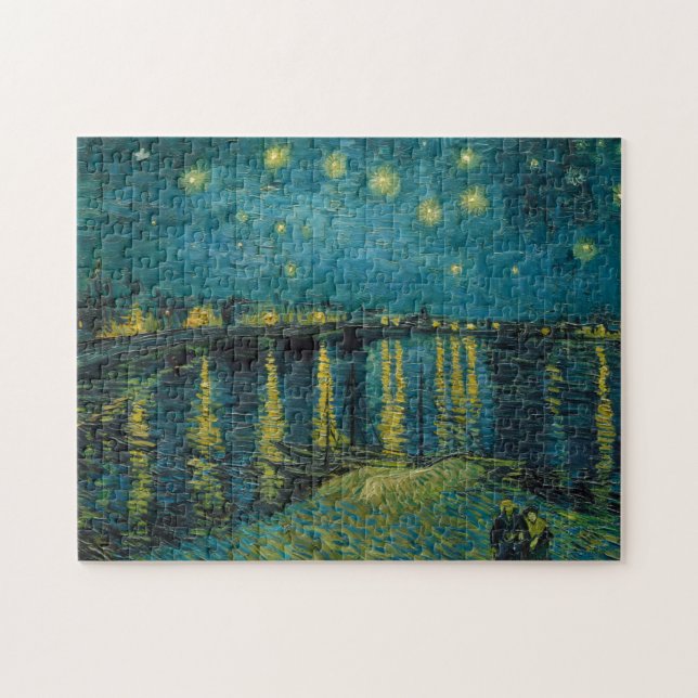 Starry Night, 1888 von Vincent van Gogh Puzzle (Horizontal)