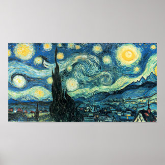 Starry Night aber es ist größer Poster