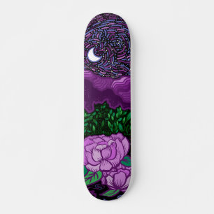 Starry Night am See Skateboard