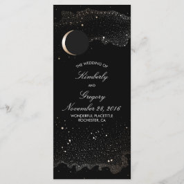Starry Night and Gold Moon Black Weddings Programm