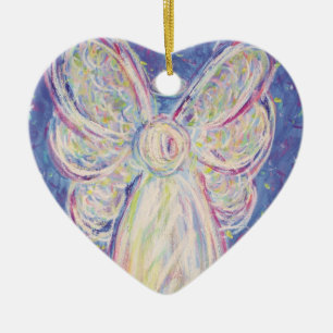 Starry Night Angel Art Gift Ornament