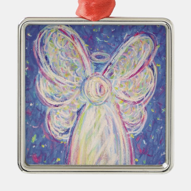 Starry Night Angel Art Holiday Gift Ornamente (Vorne)