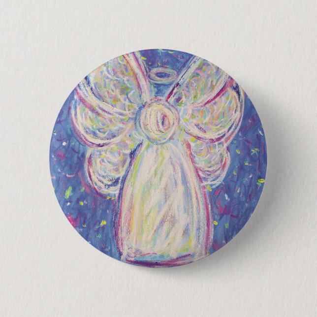 Starry Night Angel Button (Vorderseite)