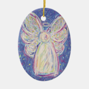 Starry Night Angel Kunst, Dichtung und Musik Keramik Ornament