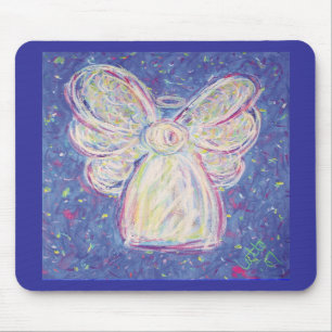 Starry Night Angel Mousepad