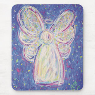 Starry Night Angel Mousepad