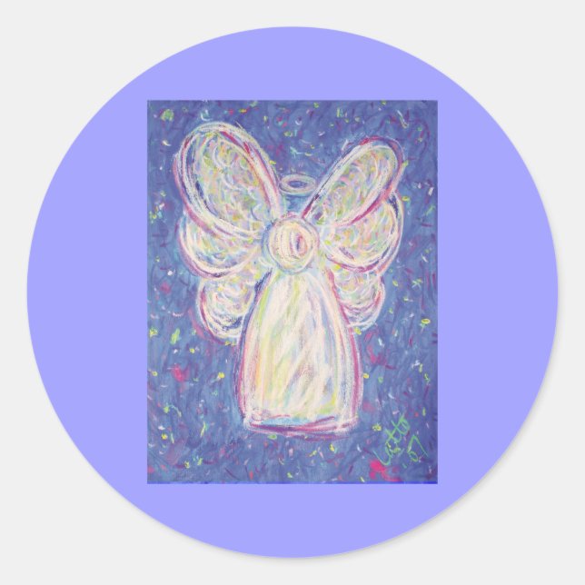 Starry Night Angel Sticker (Vorderseite)