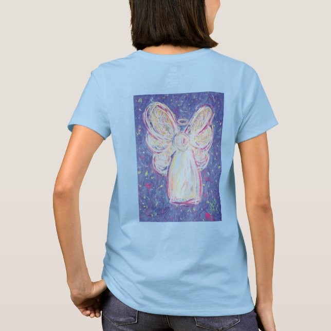Starry Night Angel T - Shirt (Bild auf der Rücksei (Rückseite)