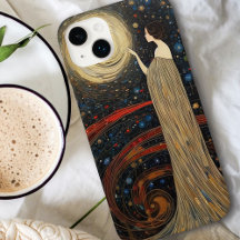 Starry Night Art Nouveau Grace