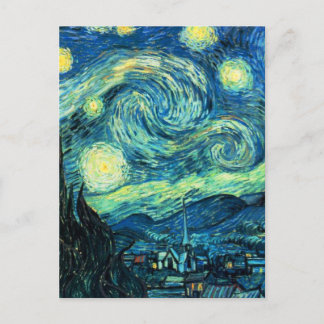 Starry Night Art Postkarte
