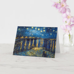 Starry Night auf der Rhone   Van Gogh   Karte