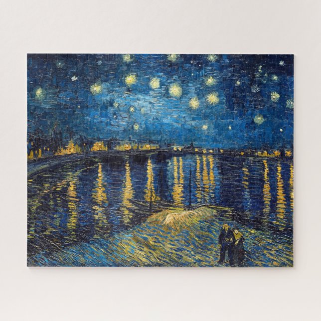Starry Night auf der Rhone | Van Gogh | Puzzle (Horizontal)