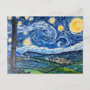 Starry Night Belmont Lancashire Postkarte