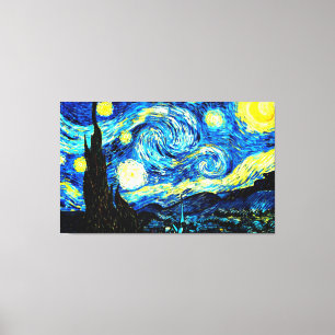Starry Night, berühmtes Gemälde von Vincent van Go Leinwanddruck