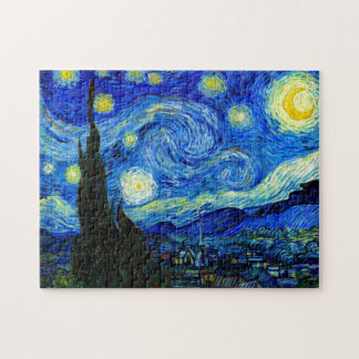 Starry Night by Van Gogh Fine Art Puzzle