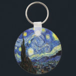 Starry Night by Vincent Van Gogh 1889 Schlüsselanhänger<br><div class="desc">Soweit ich weiß,  sind diese Bilder öffentlich zugänglich und sollen in den USA uneingeschränkt genutzt werden können. Bitte kontaktieren Sie mich,  wenn Sie feststellen,  dass eines dieser Bilder nicht in Public Domain sind.</div>