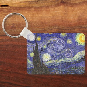 Starry Night by Vincent van Gogh Schlüsselanhänger