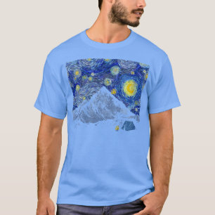 Starry Night Camping Scene T-Shirt