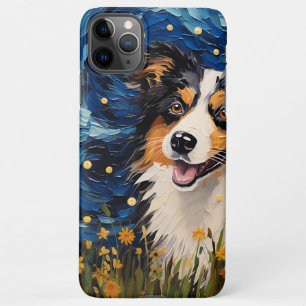Starry Night Canine Dreamscape - Van Gogh Inspirie iPhone 11Pro Max Hülle