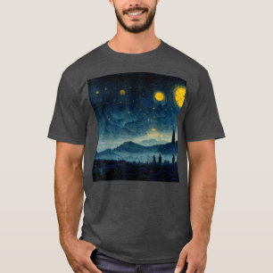 Starry Night Caspar David Friedrich T-Shirt