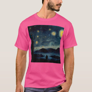 Starry Night Caspar David Friedrich T - Shirt