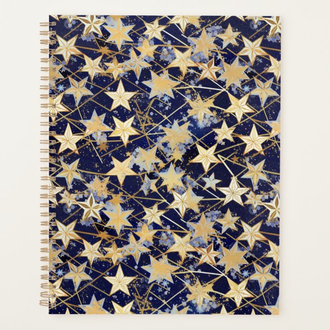 Starry Night Chiyogami Planner Planer (Vorderseite)