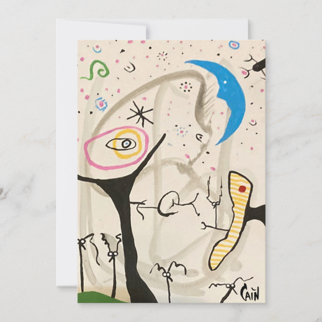 STARRY NIGHT DANKESKARTE (Vorderseite)