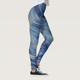 "Starry Night" Detail von Van Gogh Leggings