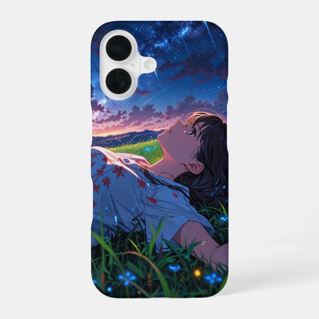Starry Night Dream iPhone 16 Hülle (Rückseite)