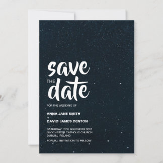 Starry Night Dreamy Save the Date Einladung