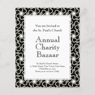 Starry Night Elegante Art Deco Sternexplosion Flyer