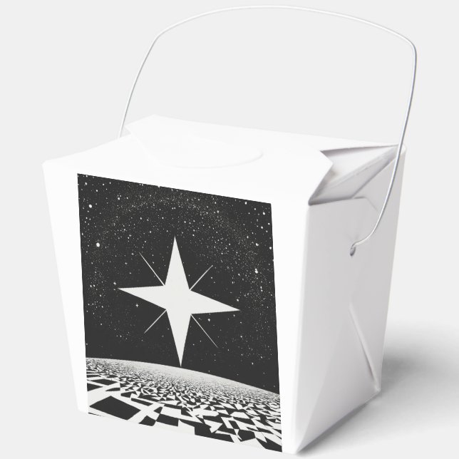 Starry Night Favor Box Geschenkschachtel (Vorderseite)
