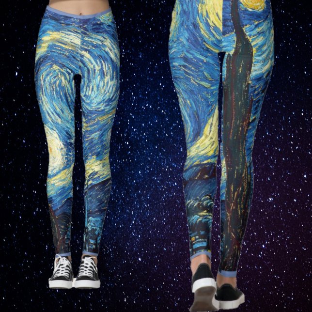 Starry Night Fine Art Van Gogh Leggings (Von Creator hochgeladen)