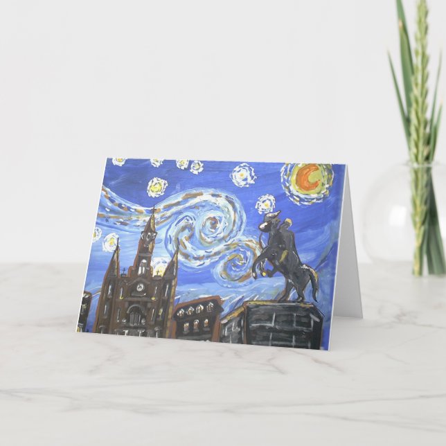 Starry Night French Quarter Karte (Vorderseite)