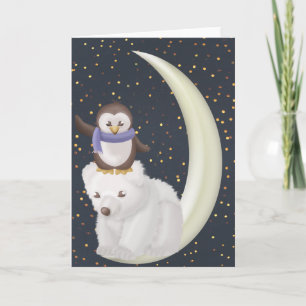 Starry Night Friends Karte