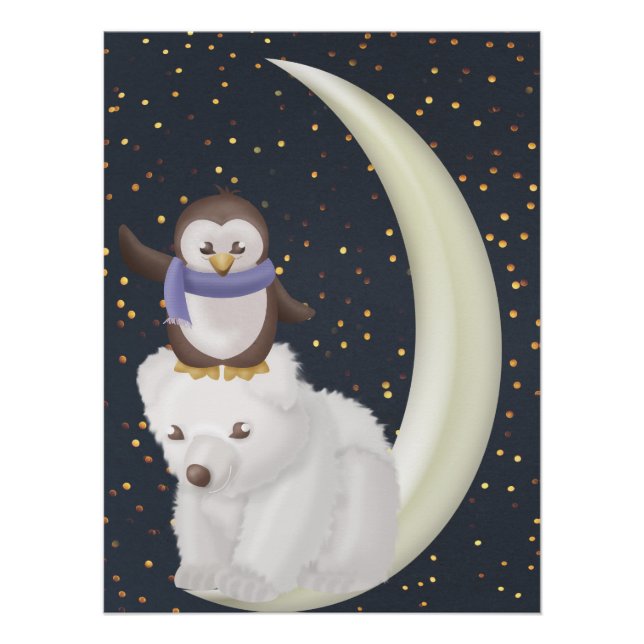 Starry Night Friends Poster (Vorderseite)