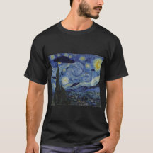 Starry Night Funny Van Gogh Gemälde UFO Alien Abd