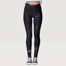 Starry Night Galaxy Leggings