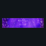 Starry Night Galaxy Watercolor Wedding Monogram Serviettenband<br><div class="desc">Starry Night Galaxy Wasserfarbe Lila & Blau mit Nachthimmel,  Sternen und trendigen handgezeichneten Schriftart Celestie Wedding Napkin Bands mit trendigem handgeschriebenem Script Schriftart! ~ Karo mein Shop zu sehen,  die gesamte Hochzeitskollektion mit diesem Design!</div>