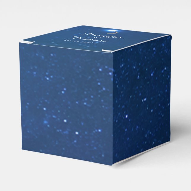 Starry Night Gastgeschenk Hochzeit Box Geschenkschachtel (Vorderseite)