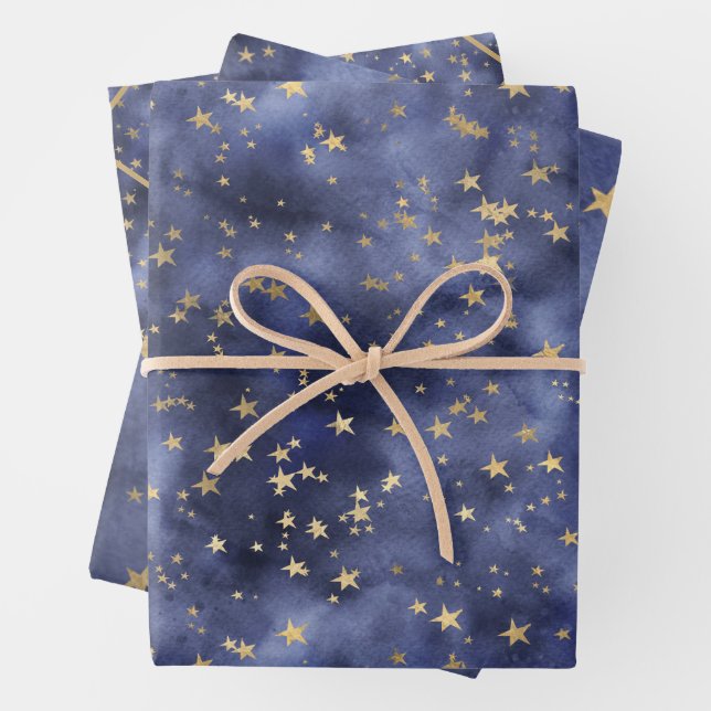 Starry Night Geschenkpapier Set (Beispiel)