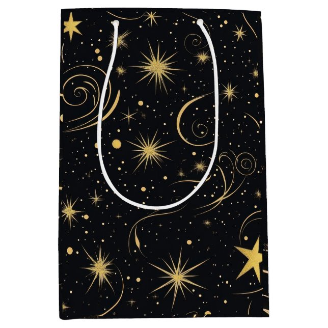 Starry Night Geschenktasche Mittlere Geschenktüte (Vorderseite)
