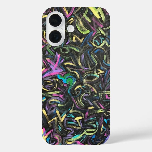 Starry Night-Hand Painted Abstract Art Case-Mate iPhone Hülle (Rückseite)