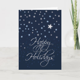 Starry Night Holiday Card Karte