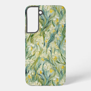 Starry Night inspiriert Blumenfarbe Texturierte Ar Samsung Galaxy Hülle