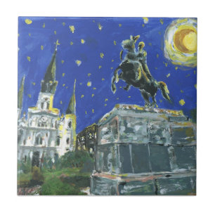 Starry Night Jackson Square Fliese