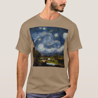Starry Night John Constable T-Shirt