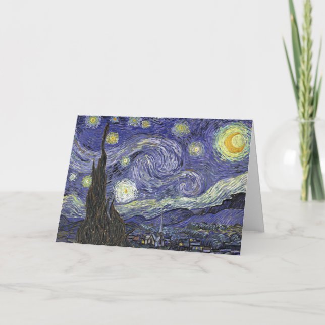 Starry Night Karte (Vorderseite)