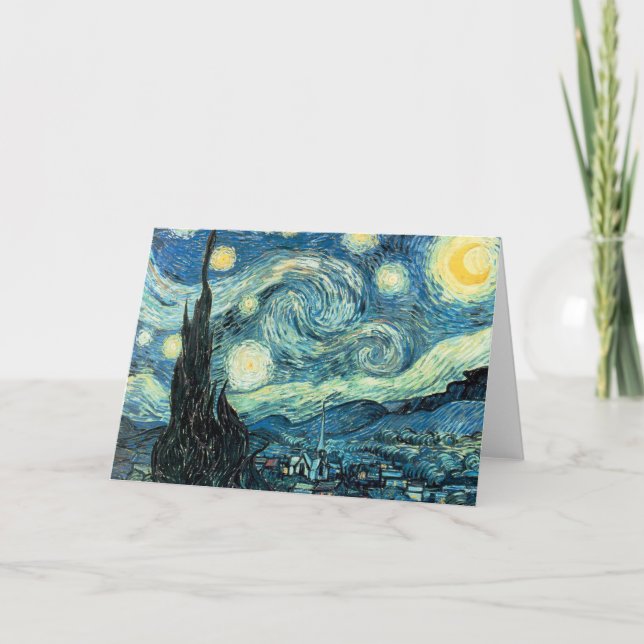 Starry Night Karte (Vorderseite)